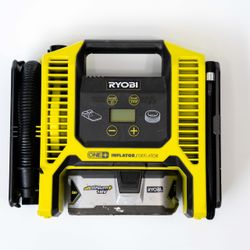 Ryobi P747 One+ 18V Dual Function Tire Inflator Deflator
