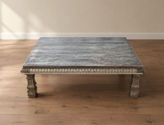 Lane Hardwood Table, Coastal, Distressed, Farmhouse