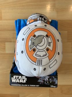 Star Wars BB-8 character pillow & throw set