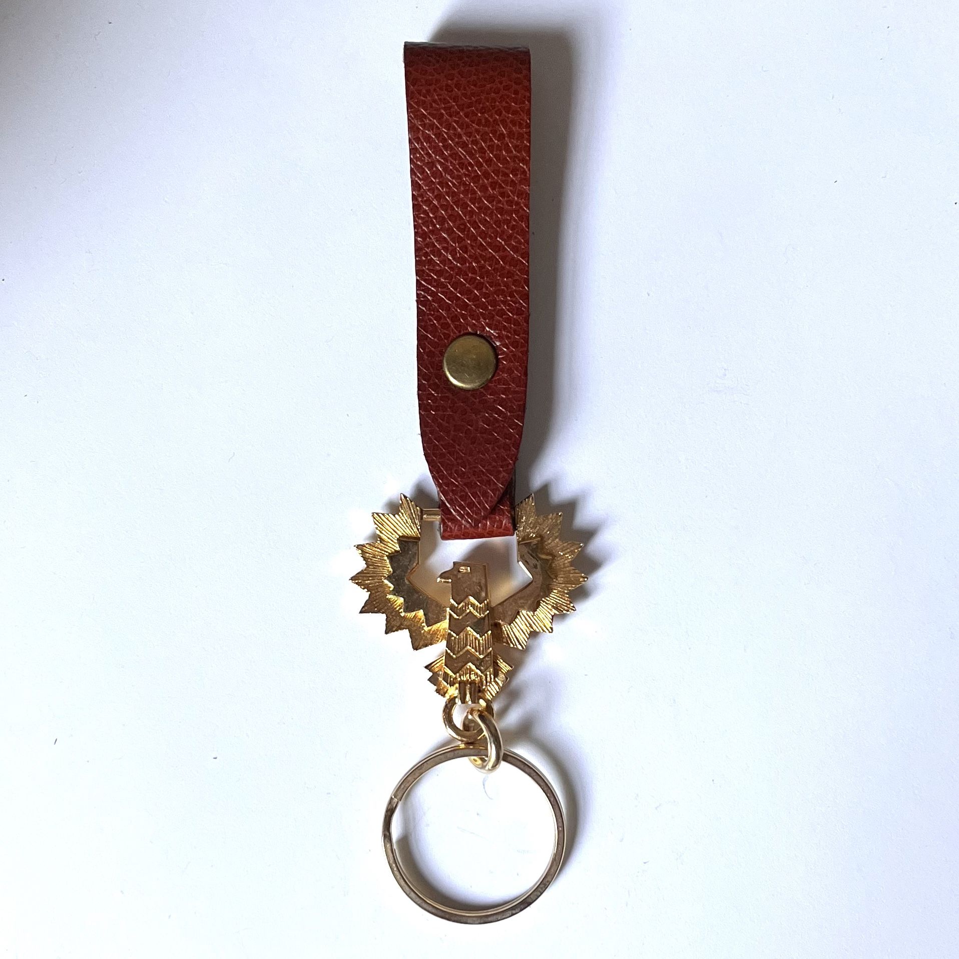 VINTAGE/NEW 🐦🔥PHOENIX + Leather KEYRING