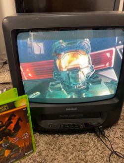 Admiral CRT 13” TV VCR Combo Player GOJ 12331,  No Remote, Retro Gaming, Tested