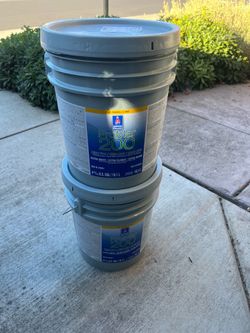 Interior Flat Paint - White - 10 gallons