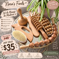 Wooden Massage Set – Self Care