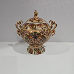 Vintage Chinese Export Handpainted Satsuma Pottery