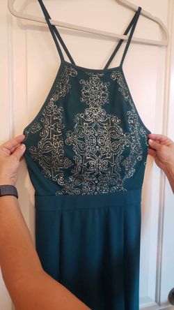 Green Full Length Formal Dress