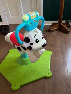 Fisher-Price Bounce and Spin Puppy Ride-On