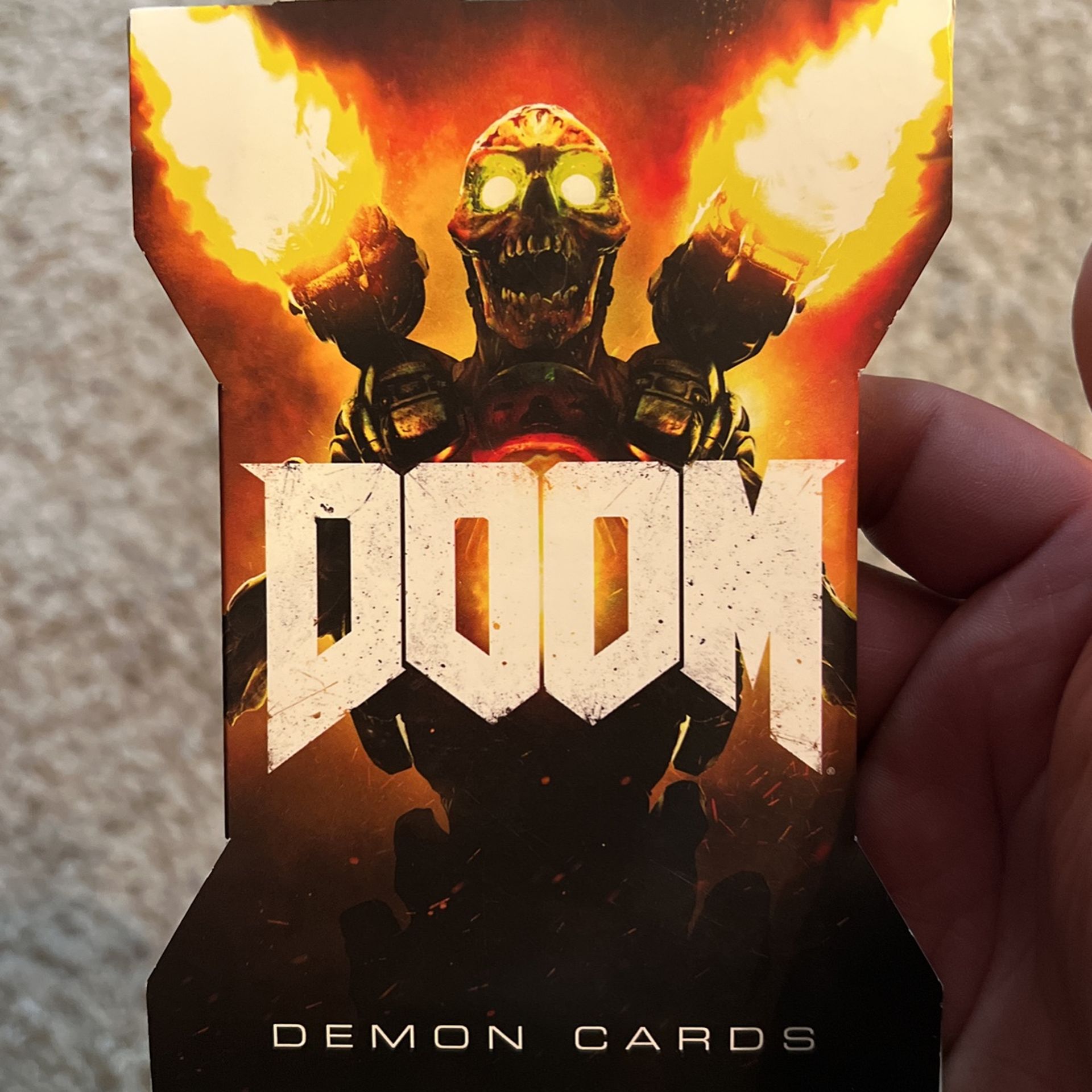 RARE Bethesda Doom 2016 Gamestop Exclusive Demon Cards New Sealed Id Software