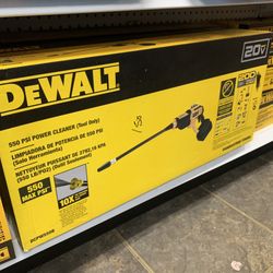 Dewalt New 550 Power Cleaner 20v