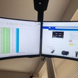 Samsung G5 Curved Gaming Monitors 27" Pair