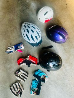 FREE Bike Helmets and Gloves & a waterski glove