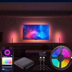 TV Immersion LED Backlight 12.5ft for TV 55-65in Sync Box for Music, Game, Movie