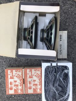 Vintage Car Speakers