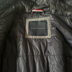 Hilfiger gray jacket size medium (runs a bit big ) great condition