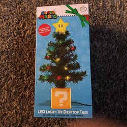 Super Mario LED LIGHT UP DESKTOP TREE