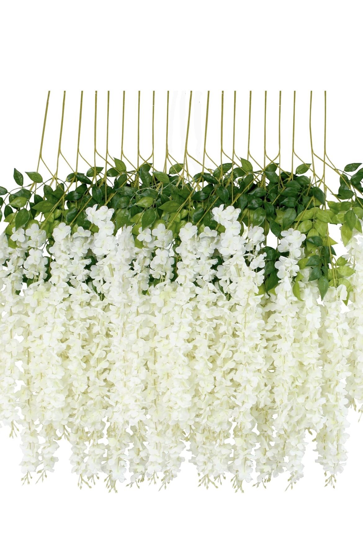 White Misteria Artificial Flowers