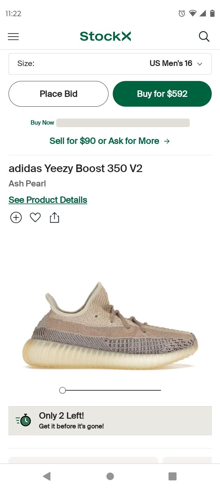 Yeezy Boost 350 V 2 Size 11 Ashpea/ - www.rajagirimanappuram.com display picture 3