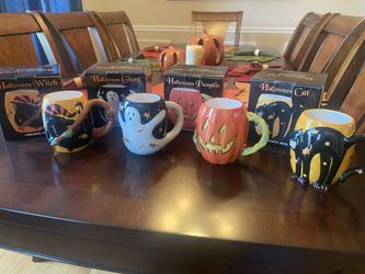 Ceramic Halloween Mugs - Susan Winget