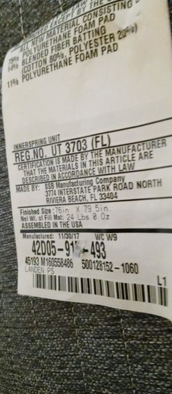 King Size Mattress Only