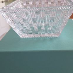 Tiffany & Co basket weave bowl