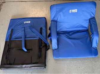BRAWNTIDE Stadium Seat for Bleachers with Back Support - Wide Padded Reclining Bleacher Seat, Portable