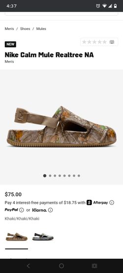 Nike Calm Mule Real tree Slides