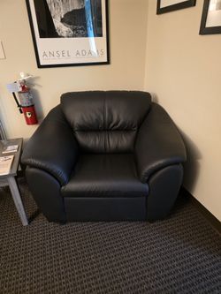 Faux Leather Chair