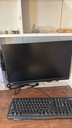 Lenovo computer monitor 23.8 inch w mount