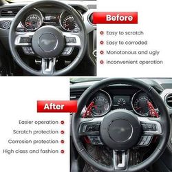 Steering Wheel Shift Paddle Extended Shifter for Mustang 2015-2021