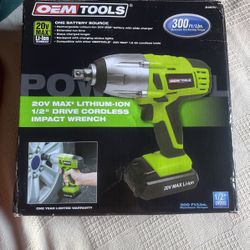 OEM Tools Impact Wrench