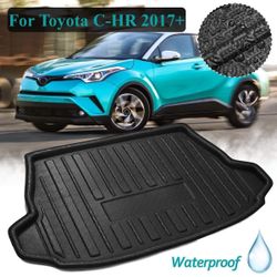 All Weather Cargo Liner Floor Mat Black for 2018-2022 Toyota C-HR Heavy Duty Waterproof