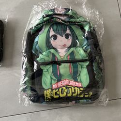 Academia Hero My Character Love Anime Best Frog Girl Lunch Bag  And Backpack