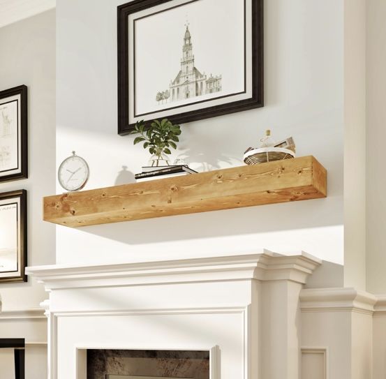 Mounted Fireplace Mantle