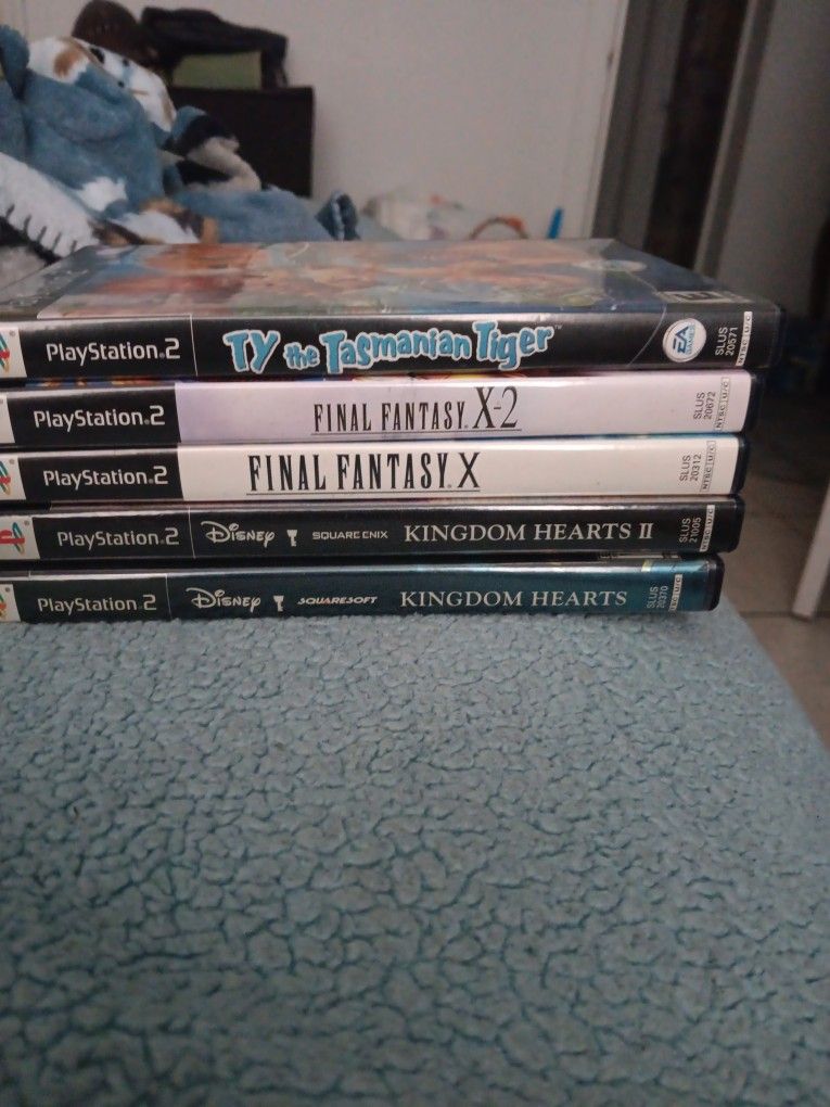 PS2 Games Mix FF And Kingdom Hearts Plus A Bonus