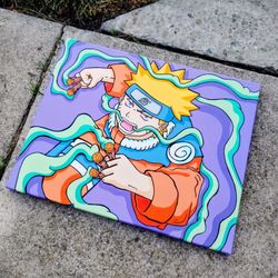 Naruto Acrylic Painting 
