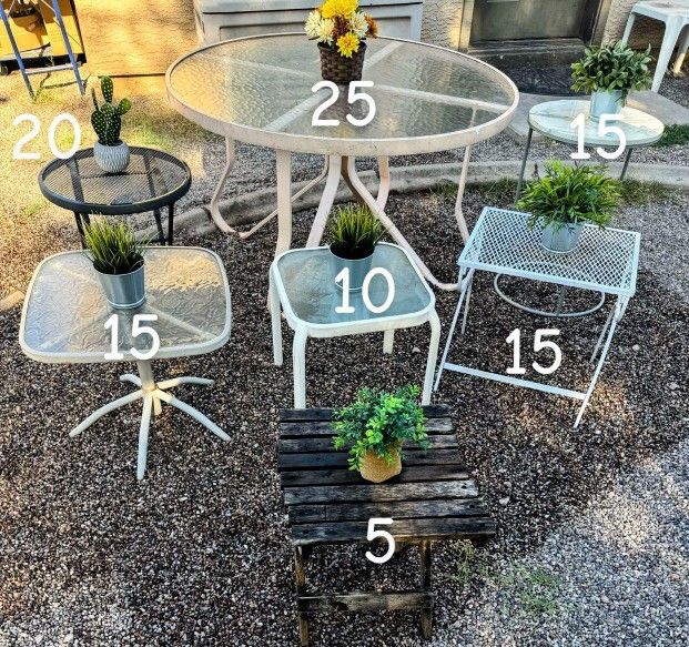 Outdoor Patio Tables