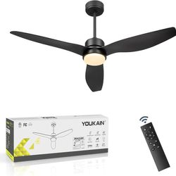 NEW - Modern Ceiling Fan with Lights and Remote Control