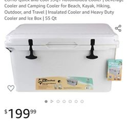 COHO Quick and Cool 55QT Rotomolded Cooler $150