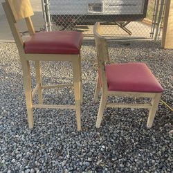 Free Wooden Fake Leather Top Restaurant Chairs