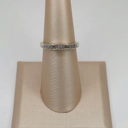 Solid Gold Natural Diamond Band Ring #15503