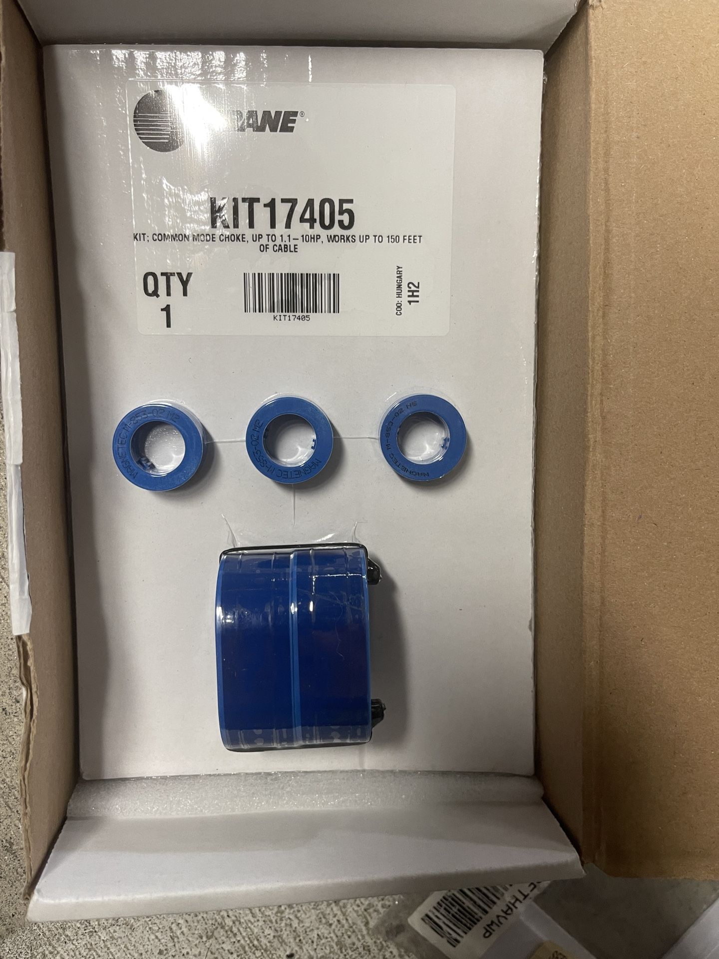 CoolBLUE Inductive Absorbers Using Nanotech Core Kits For HVAC / VFD Bearing Protection.