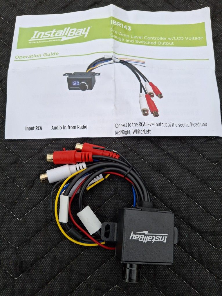 Car audio Level Controller with Voltmeter