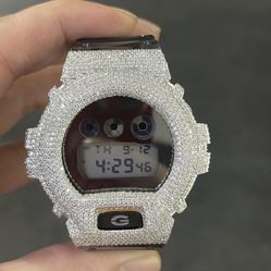 VVS1 Moissanite Iced Out G-Shock Custom Luxury Watch D Color Stones | Heavy Bustdown