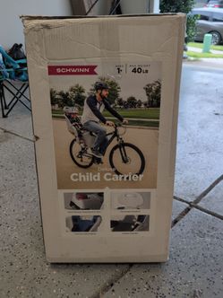 Schwinn Deluxe Child Carrier Bike Seat ( New - Open box)