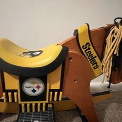Steelers Rocking Horse