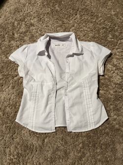 White Hollister Button Up