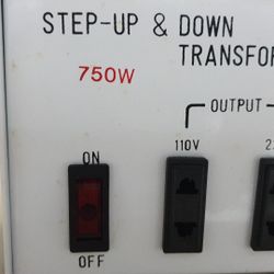 750 W 110/220 or 220/110 power supply