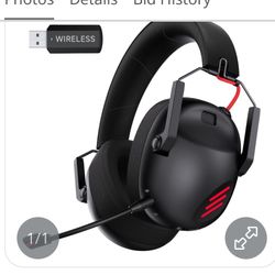 KAPEYDESI Wireless Gaming Headset For PC, PS5, PS4, Mac, Nintendo Switch, Gaming Headphones With Microphone, Bluetooth 5.3 Gaming Headset Wireless, PC