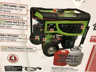 7500 watt Dual Generator