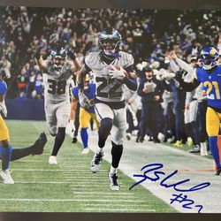 Seattle Seahawks Rashid Shaheed Autographed 8x10 Photo