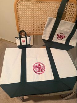Trader Joe’s tote bag Green set